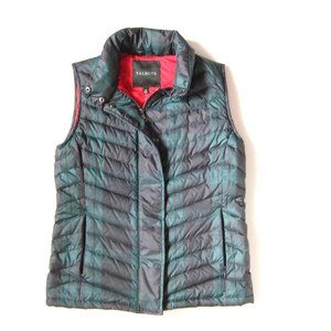 Talbots Black Watch Plaid Vest
